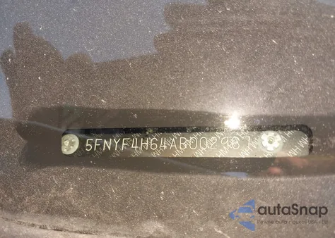 2010 Honda Pilot Exl from USA, damaged, VIN 5FNYF4H64AB002967